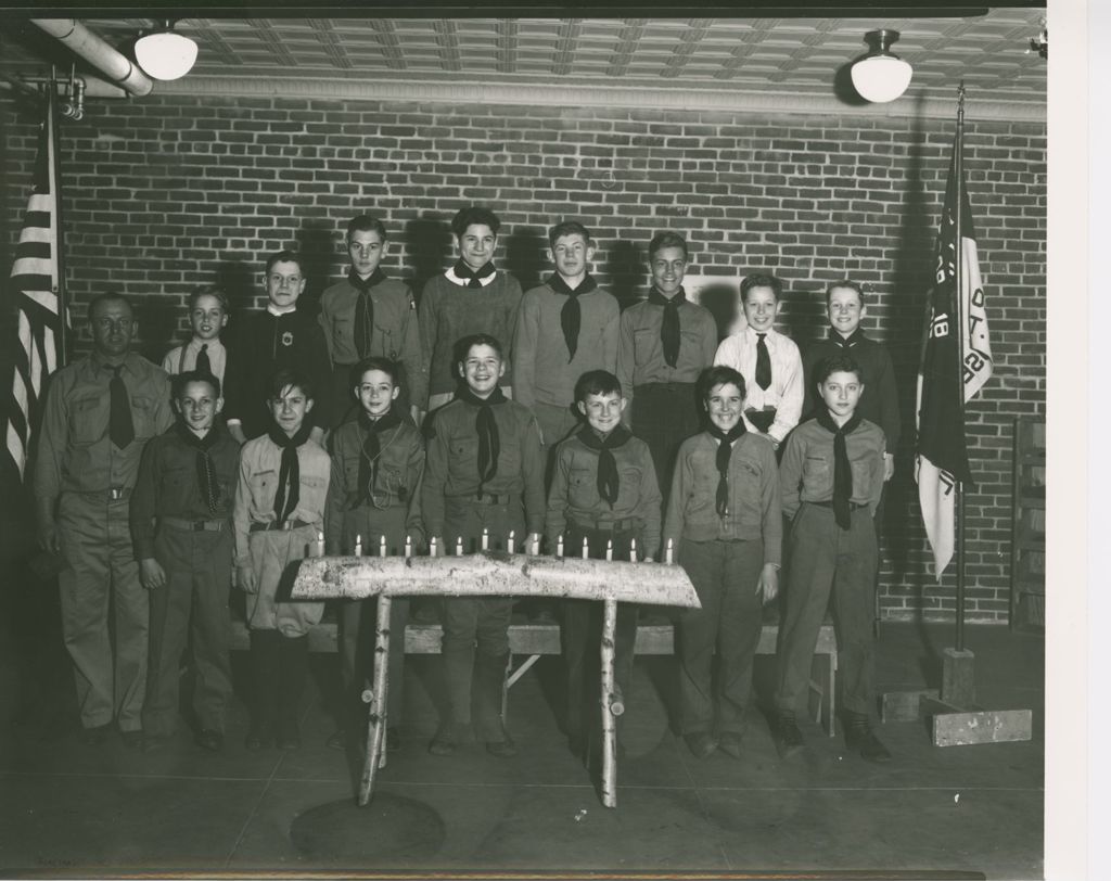 Miniature of Boy and Cub Scouts