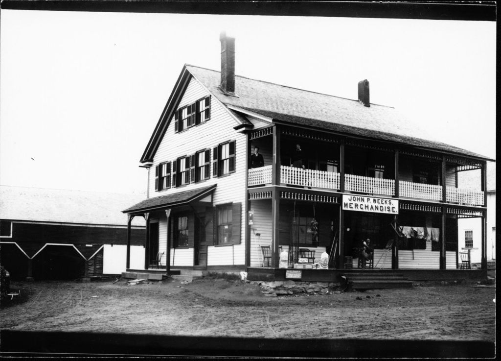 Miniature of John Weeks store in North Danville, Vt.