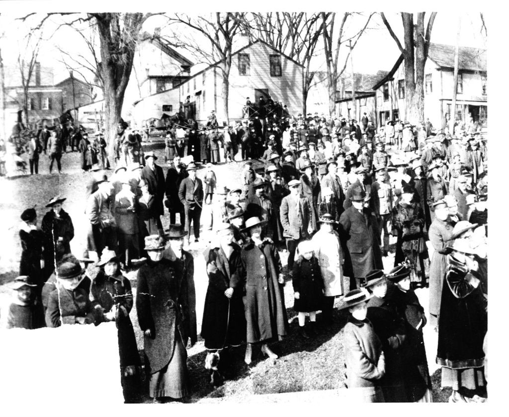 Miniature of Winooski, VT - American Woolen Mills Flag Raising