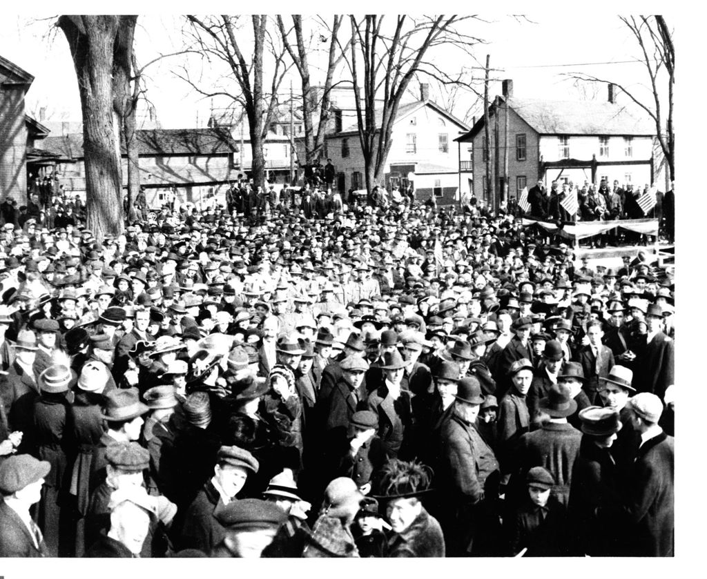 Miniature of Winooski, VT - American Woolen Mills Flag Raising