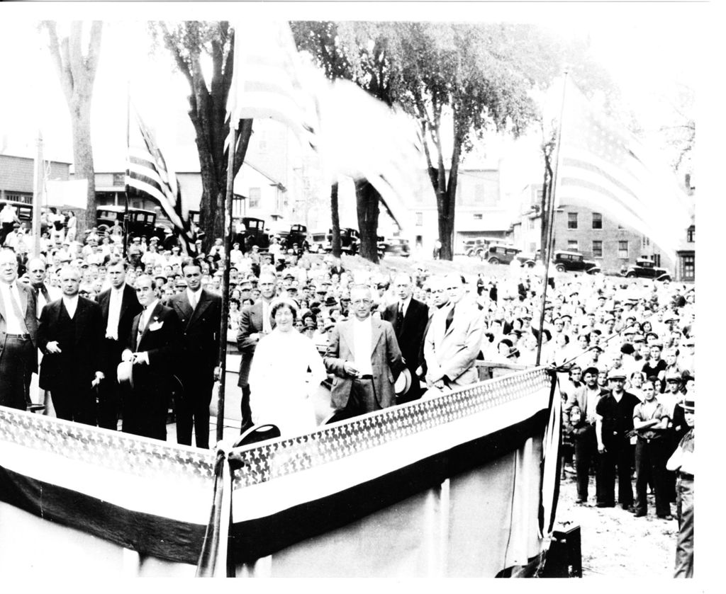 Miniature of Winooski, VT - American Woolen Mills Flag Raising