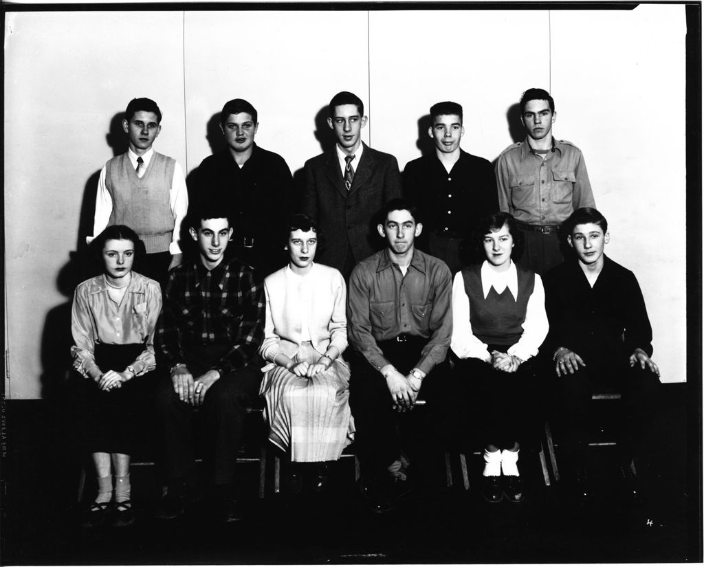 Miniature of School Groups - Unidentified