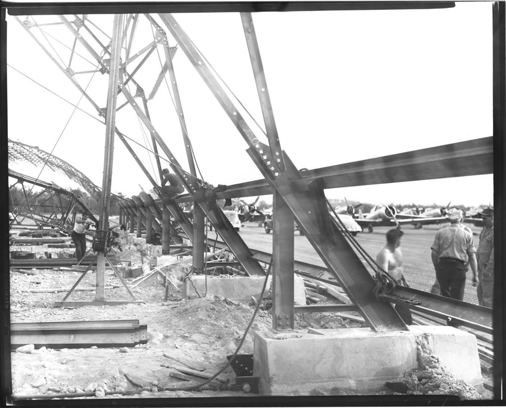 Miniature of Vermont National Guard Hangar - Construction (Burlington Morrissey)