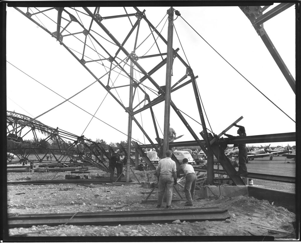 Miniature of Vermont National Guard Hangar - Construction (Burlington Morrissey)