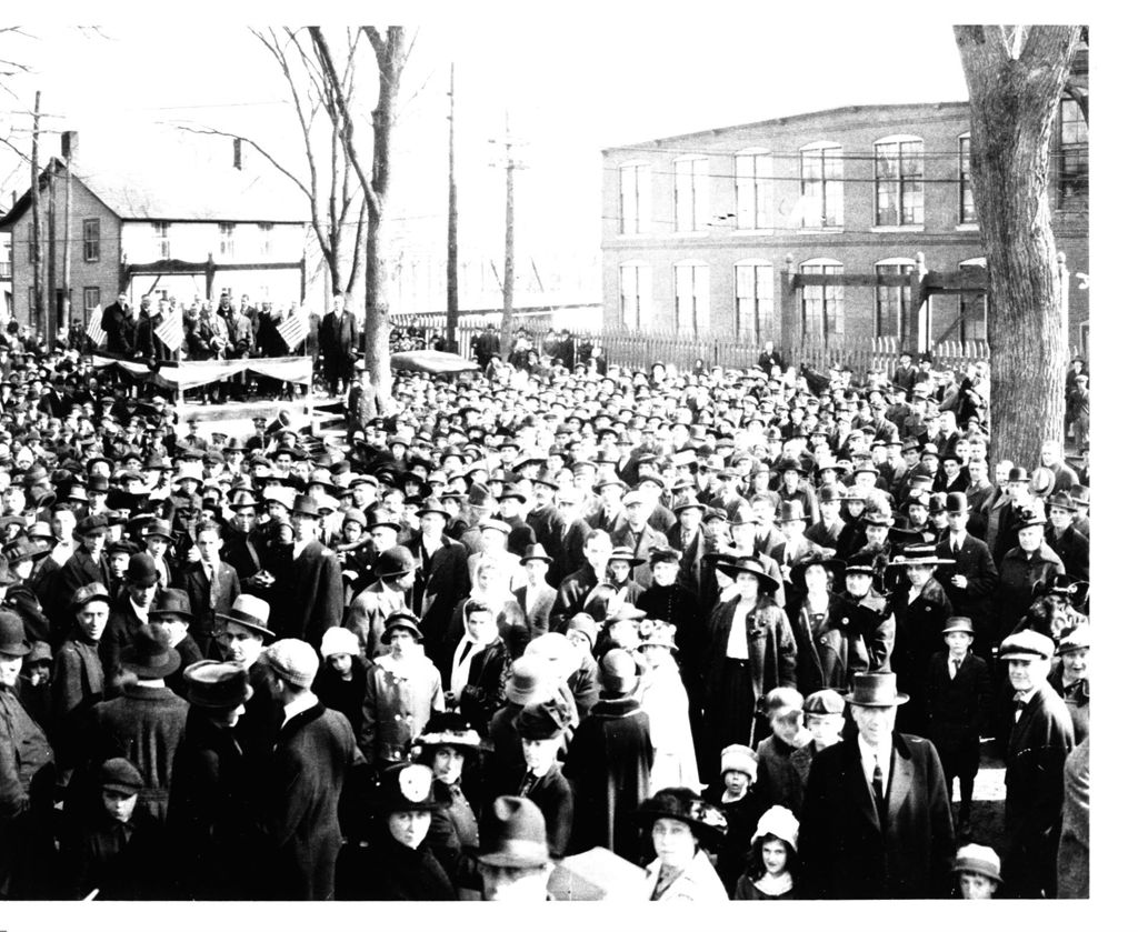 Miniature of Winooski, VT - American Woolen Mills Flag Raising