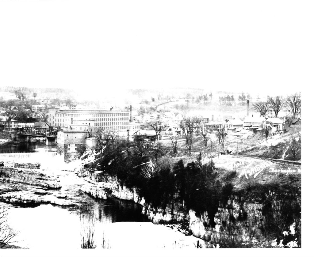 Miniature of Winooski, VT - Winooski River and Mills (Panormama: 7 Photos numbered left to right)