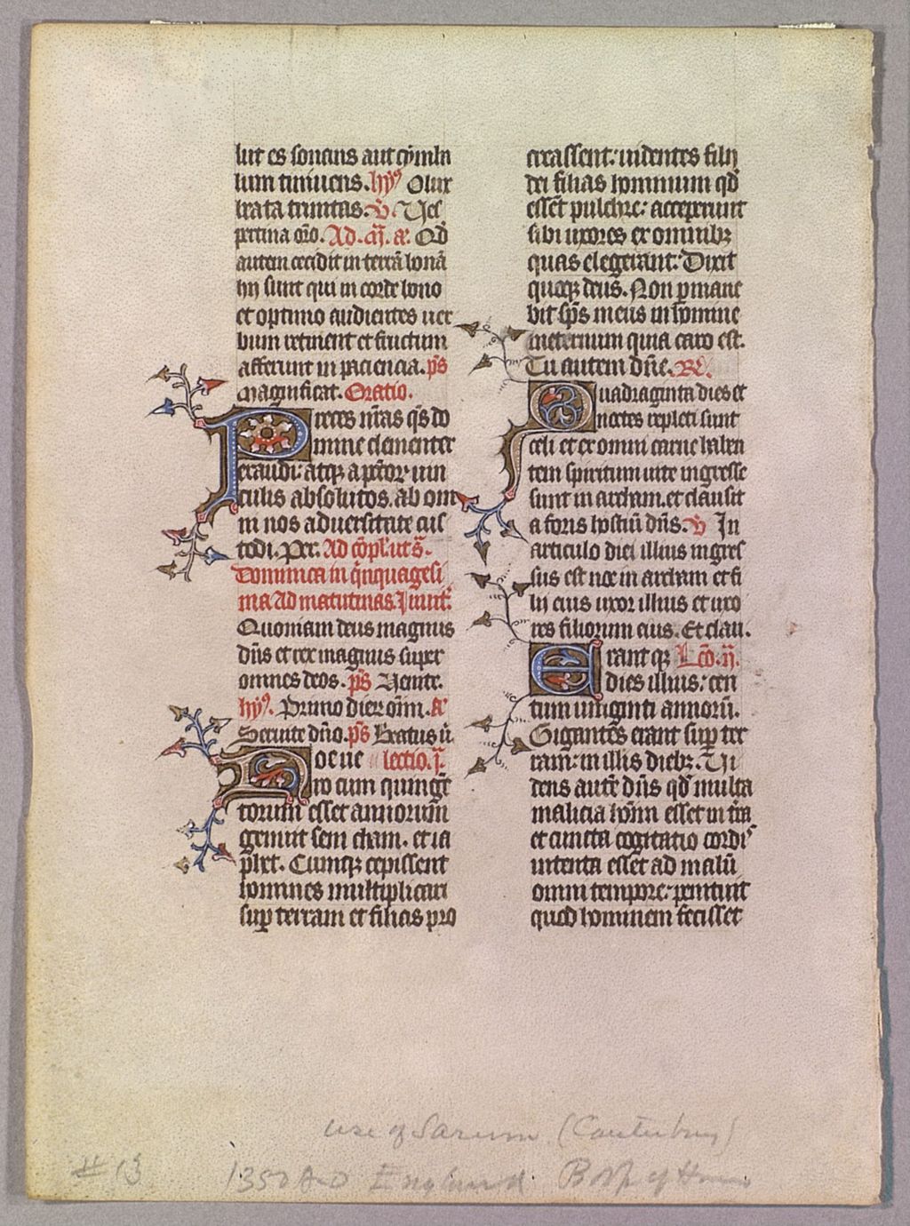 Miniature of Book of Hours?