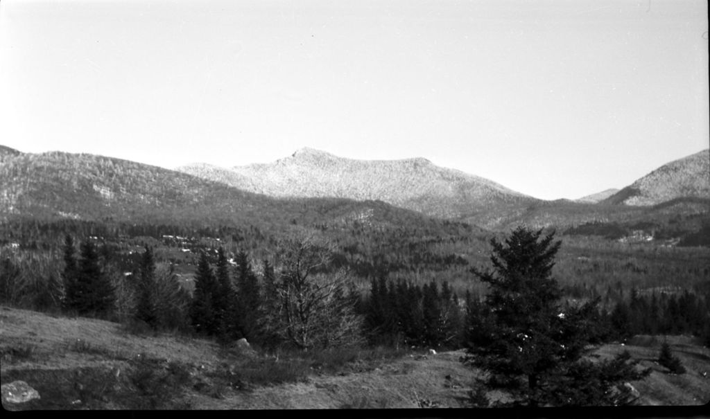 Miniature of View of Green Mountains from Proctor Maple Research Center property