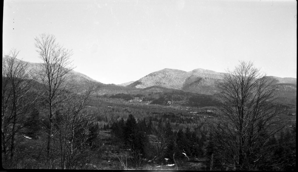 Miniature of View of Green Mountains from Proctor Maple Research Center property