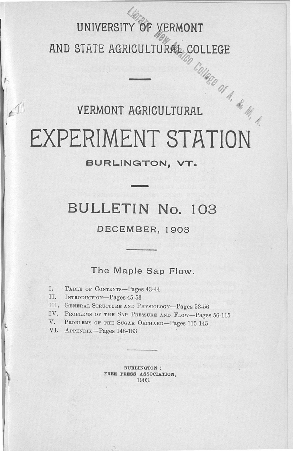 Miniature of The maple sap flow