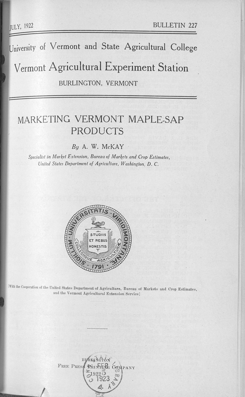 Miniature of Marketing Vermont maple-sap products