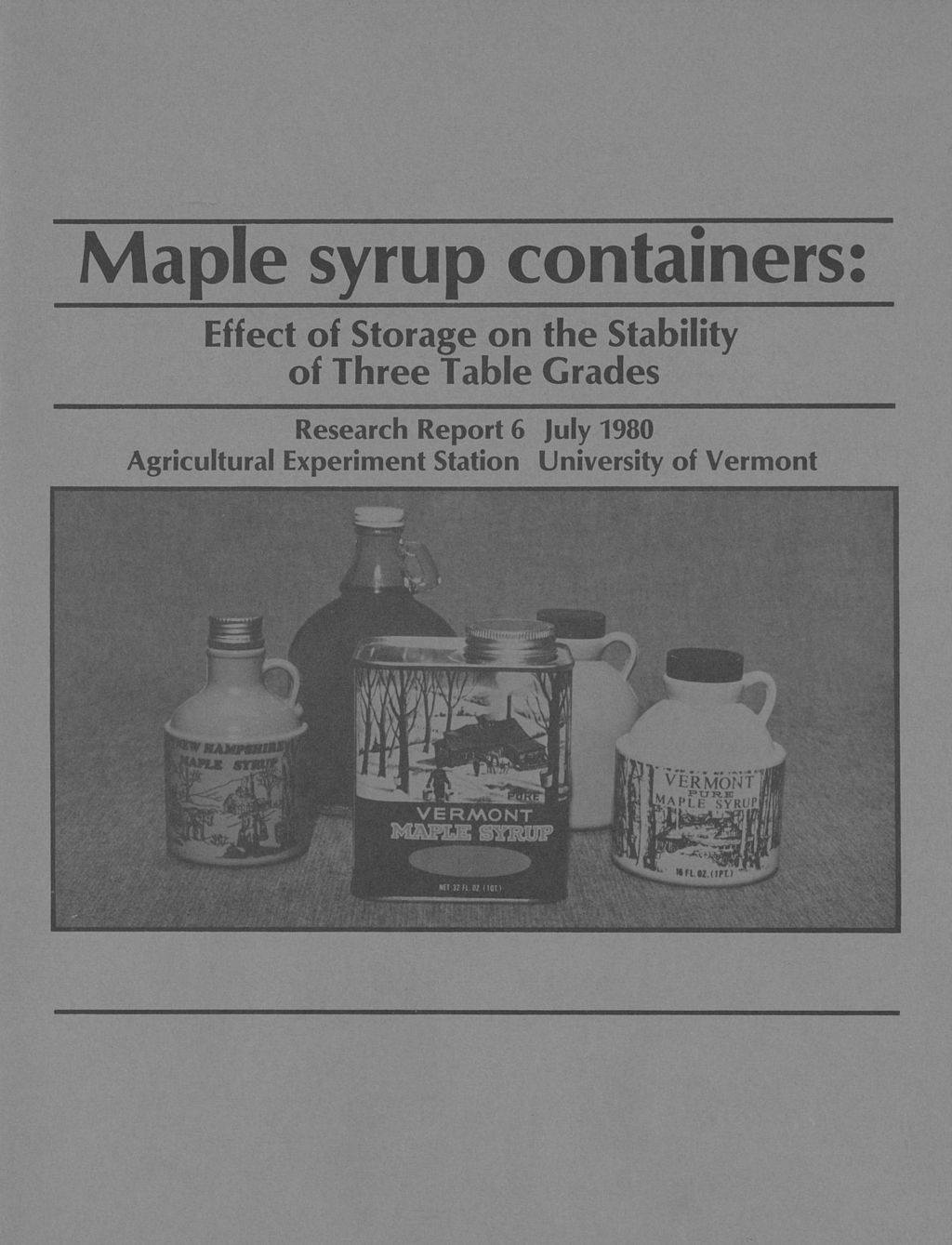 Miniature of Maple syrup containers : effect of storage on the stability of three table grades