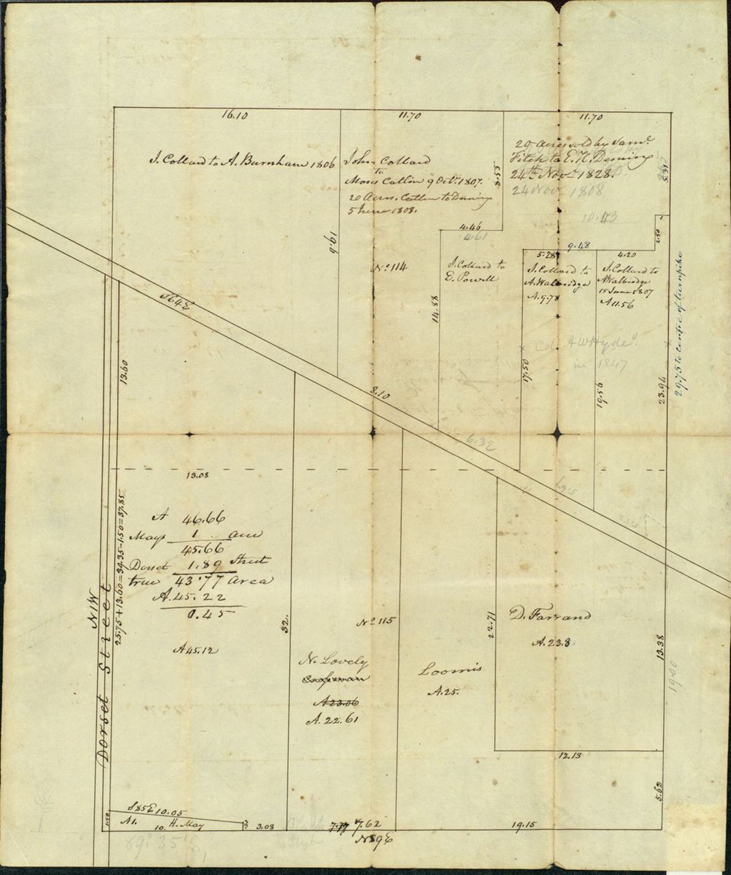 Miniature of Burlington: Farnsworth place plan, undated