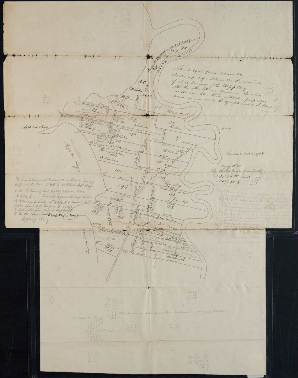 Miniature of Burlington: North part, May 1830