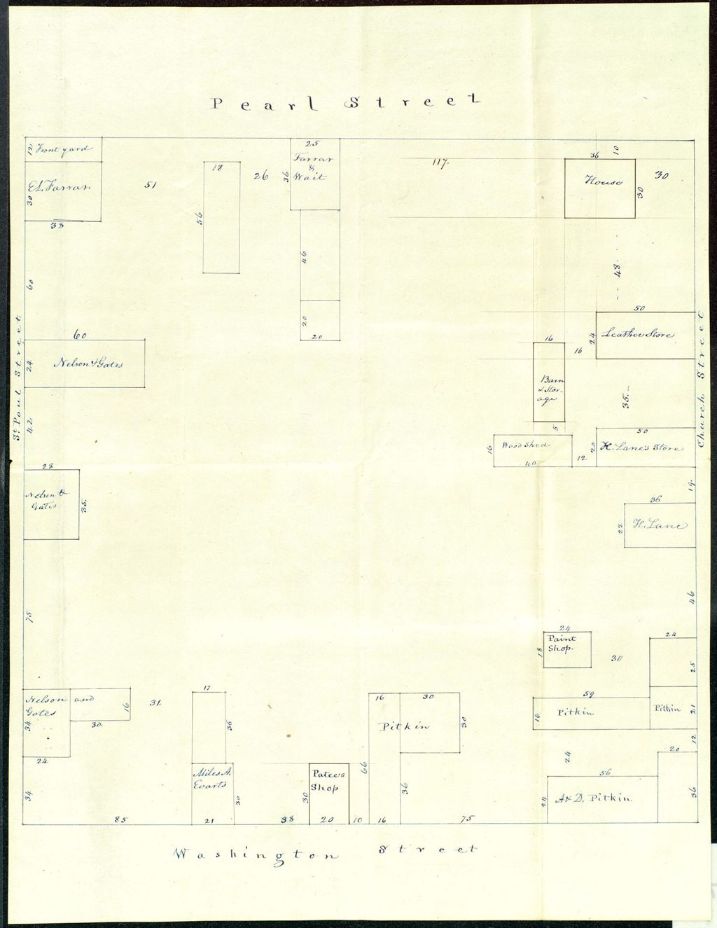 Miniature of Burlington: Block no. 84, West half, undated