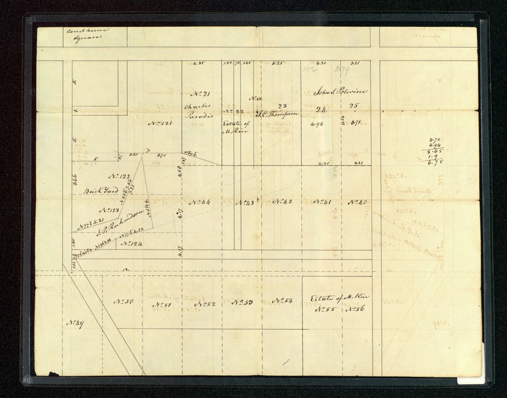 Miniature of Burlington 5-acre lots South of Main Street, undated