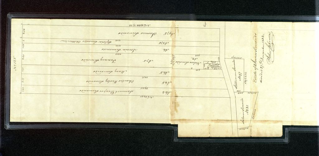 Miniature of Burlington Real estate of James Simonds, December 27, 1832