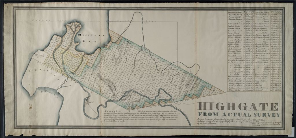 Miniature of Highgate, June 23, 1835