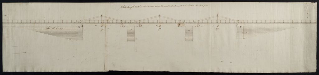 Miniature of Unidentified bridge plan, undated