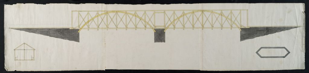 Miniature of Unidentified bridge plan, undated