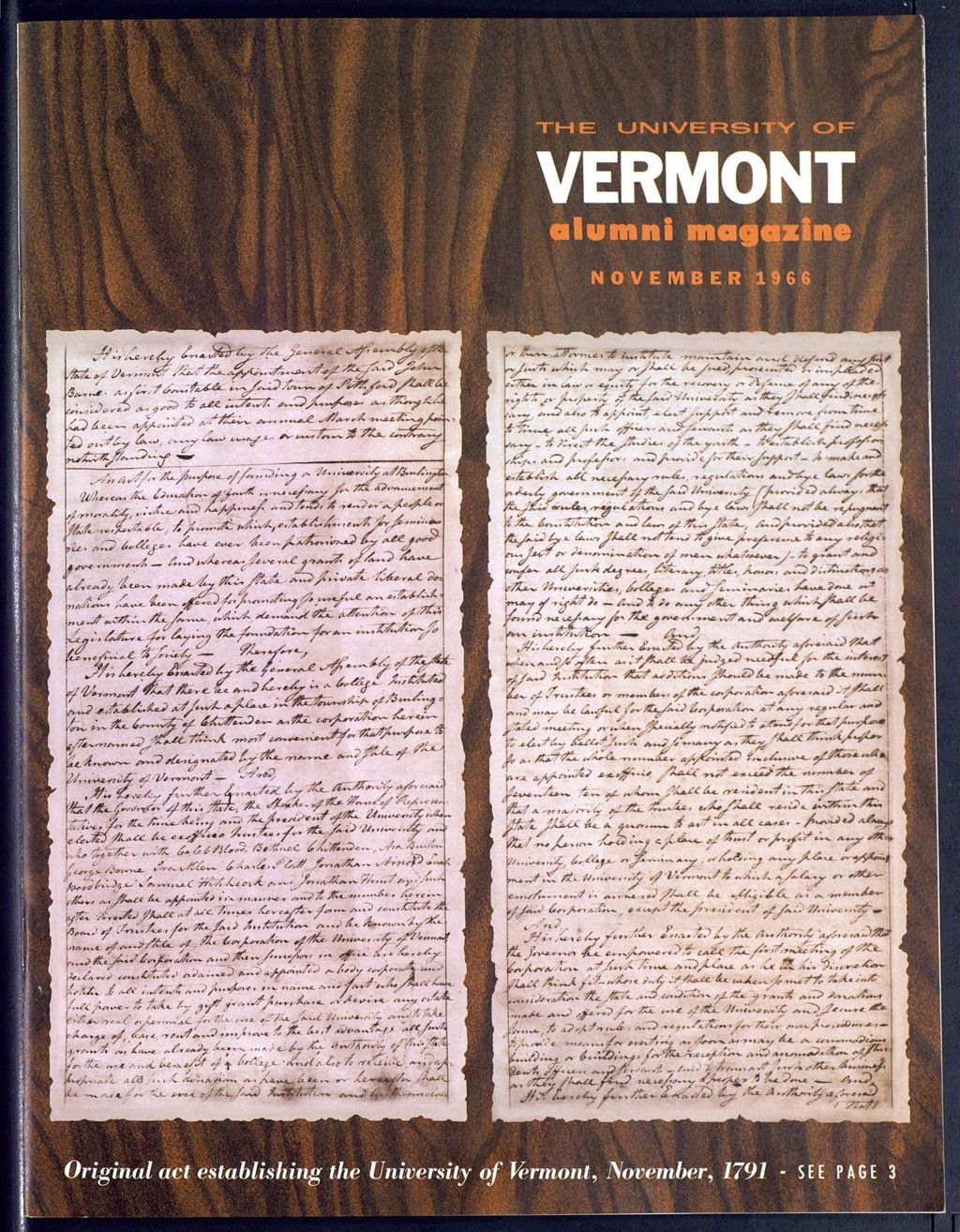 Miniature of The University of Vermont Alumni Magazine vol. 47 no. 02