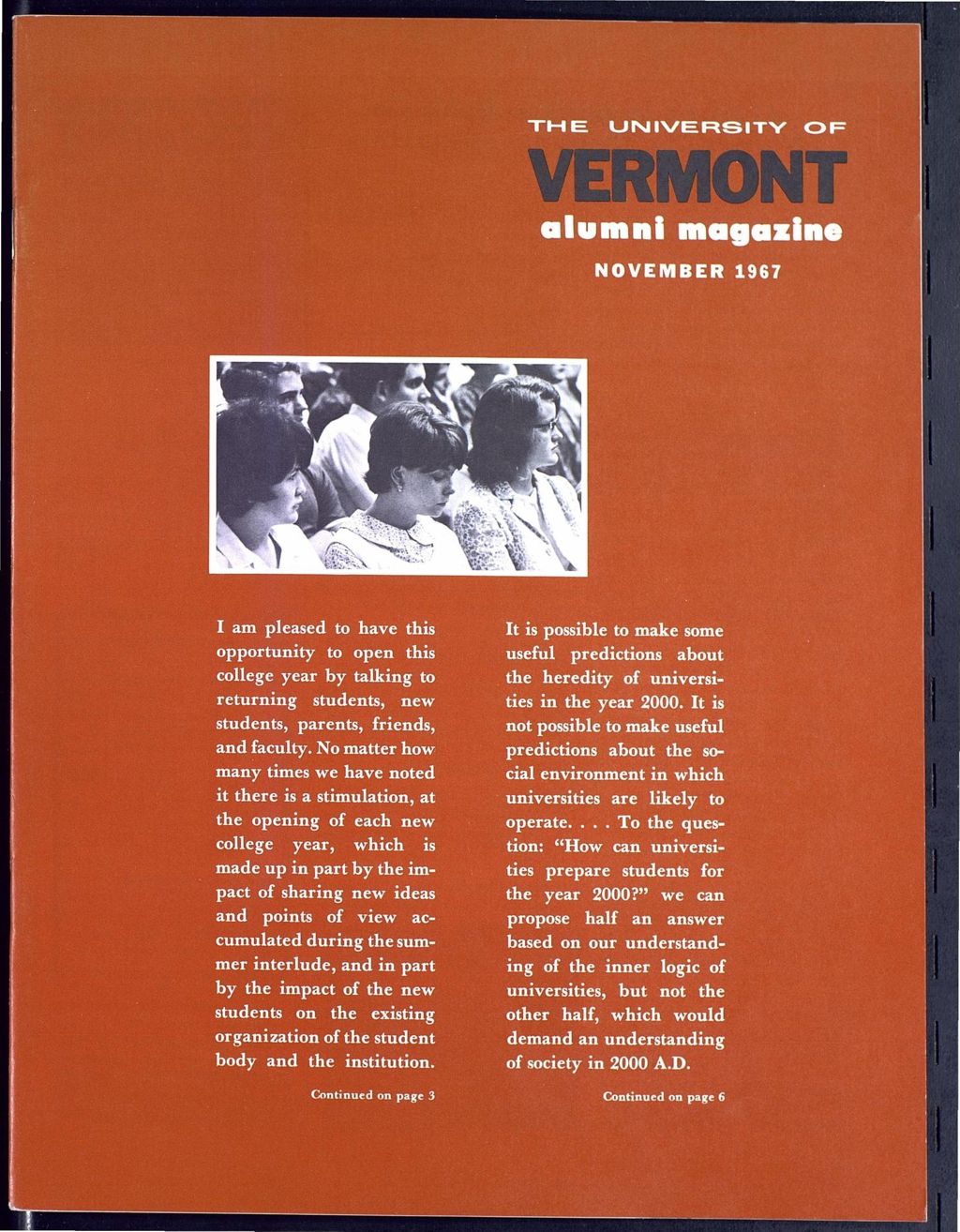 Miniature of The University of Vermont Alumni Magazine vol. 48 no. 02