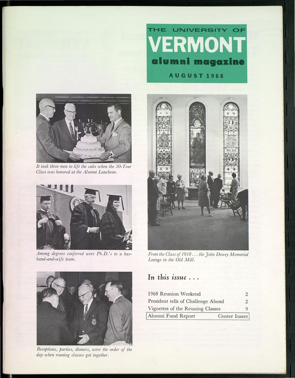 Miniature of The University of Vermont Alumni Magazine vol. 49 no. 01