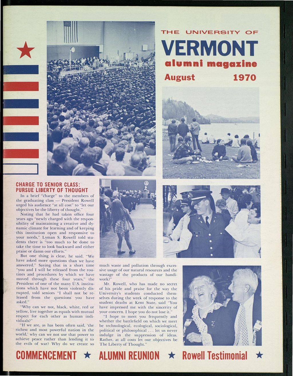 Miniature of The University of Vermont Alumni Magazine vol. 51 no. 01