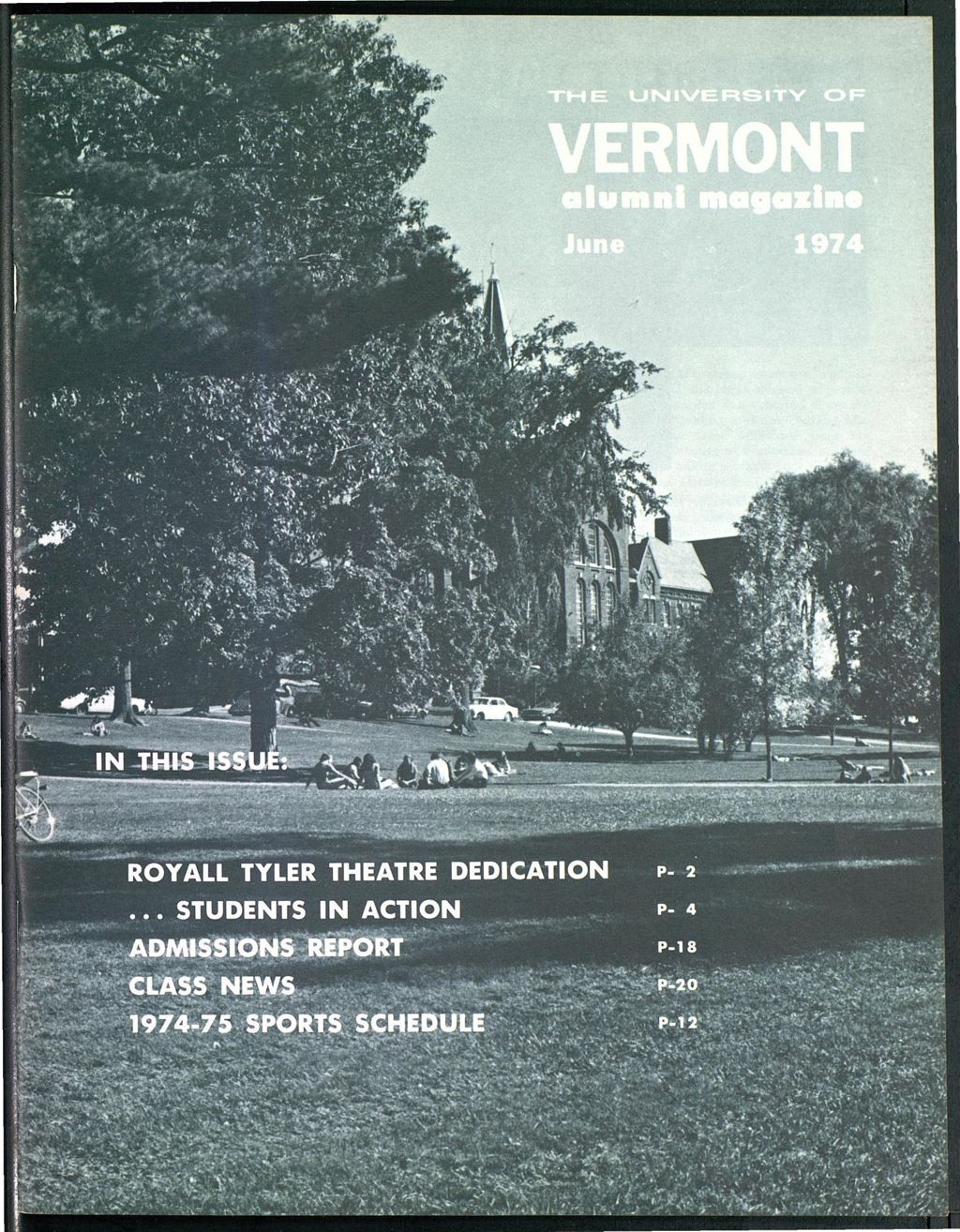 Miniature of The University of Vermont Alumni Magazine vol. 54 no. 04