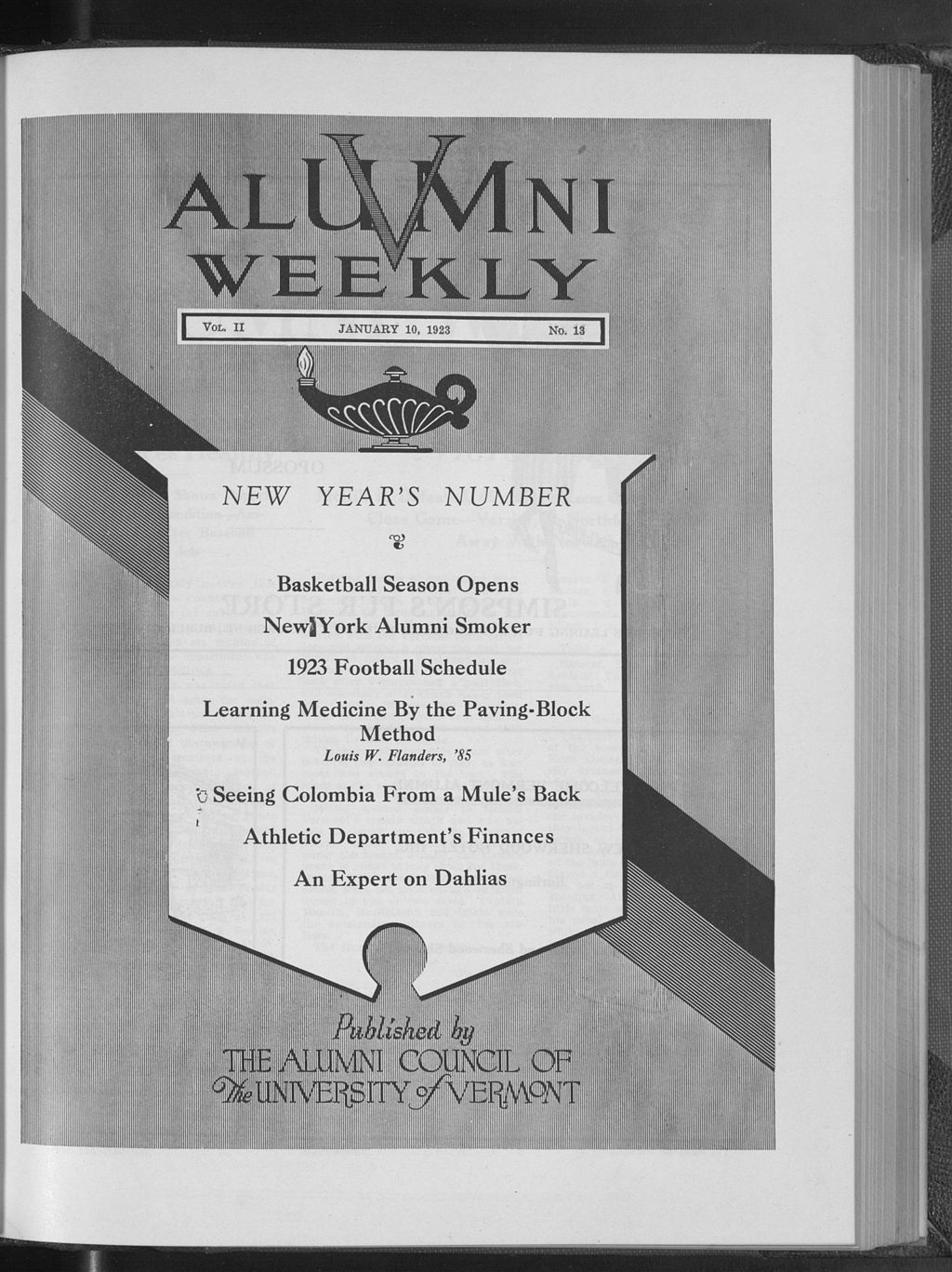 Miniature of Vermont Alumni Weekly vol. 02 no. 13