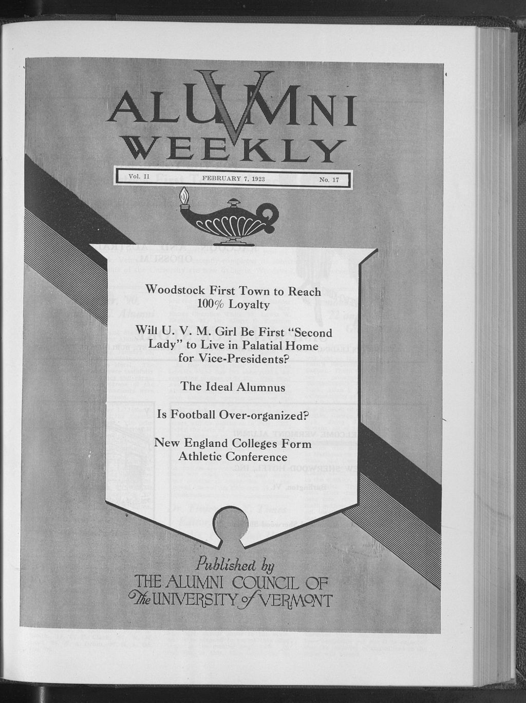 Miniature of Vermont Alumni Weekly vol. 02 no. 17