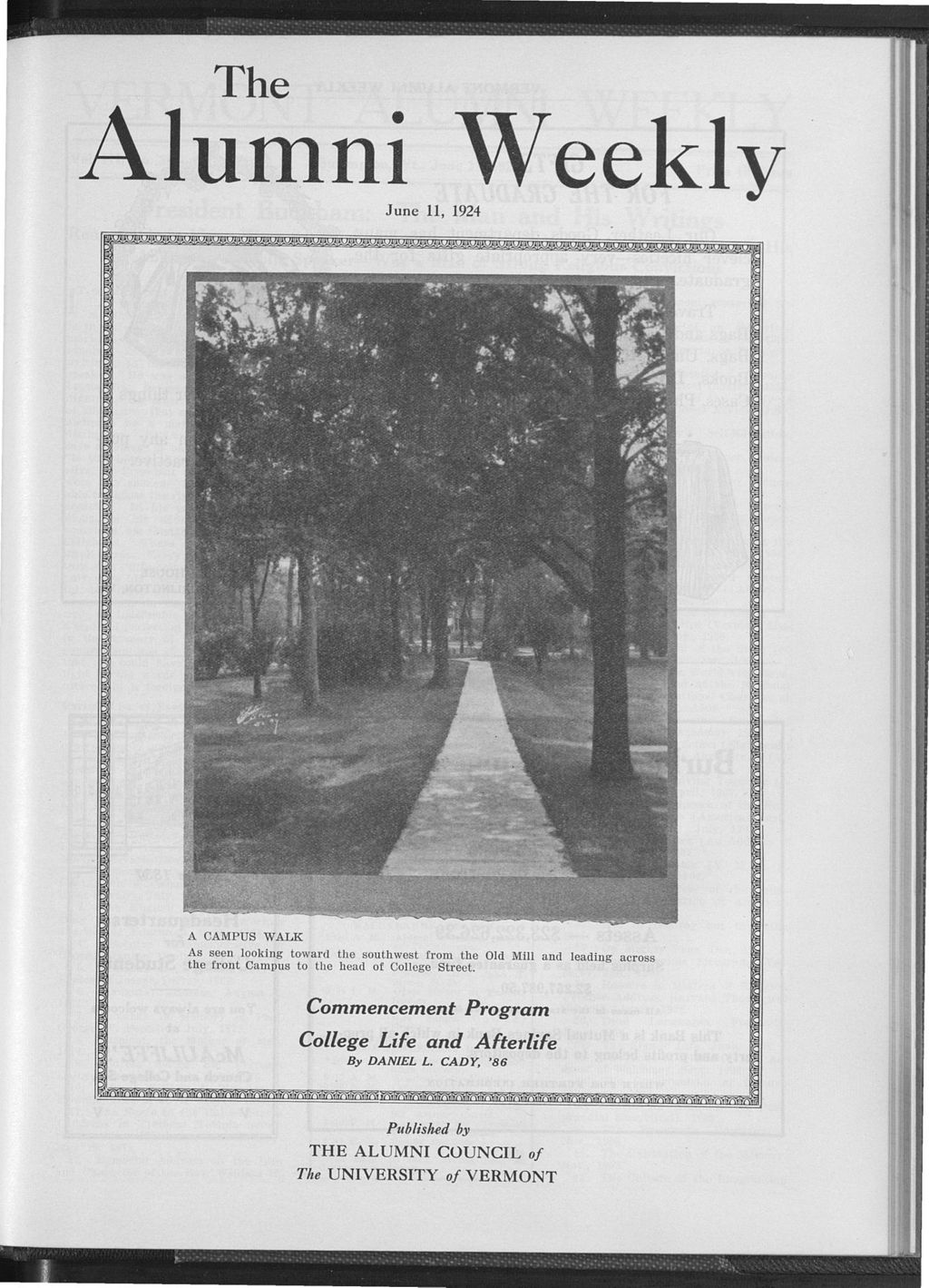 Miniature of Vermont Alumni Weekly vol. 03 no. 31