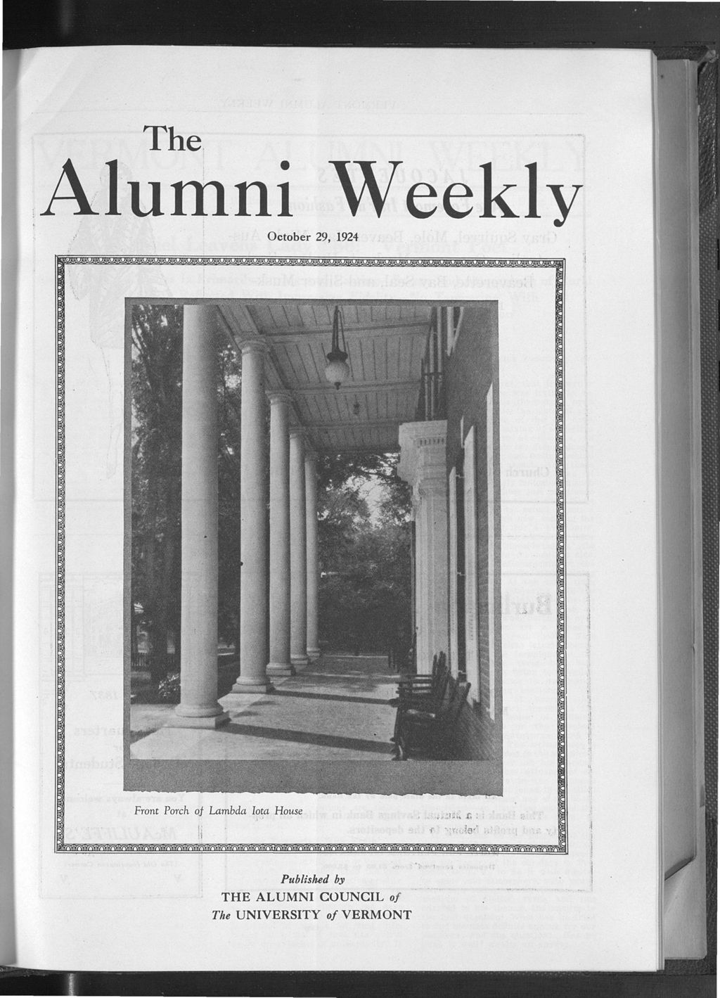 Miniature of Vermont Alumni Weekly vol. 04 no. 04