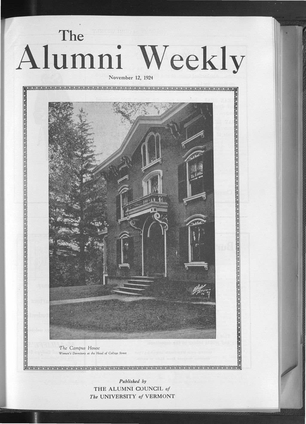 Miniature of Vermont Alumni Weekly vol. 04 no. 06