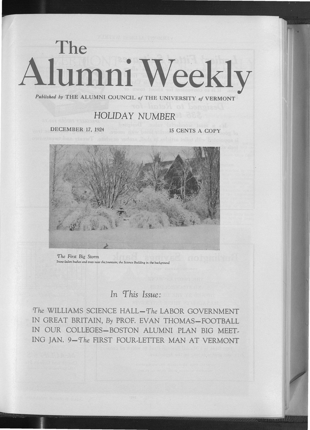 Miniature of Vermont Alumni Weekly vol. 04 no. 11