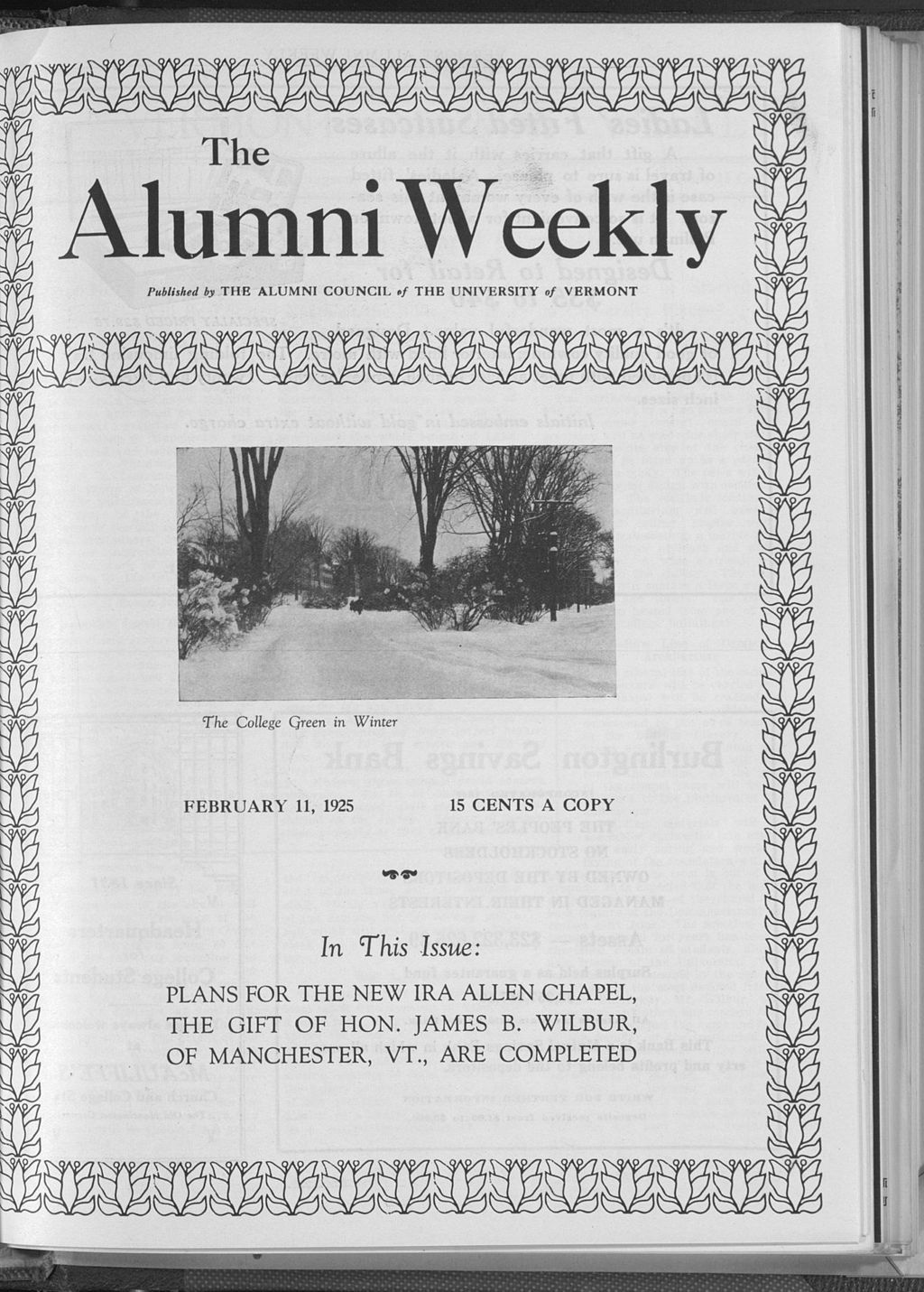 Miniature of Vermont Alumni Weekly vol. 04 no. 16