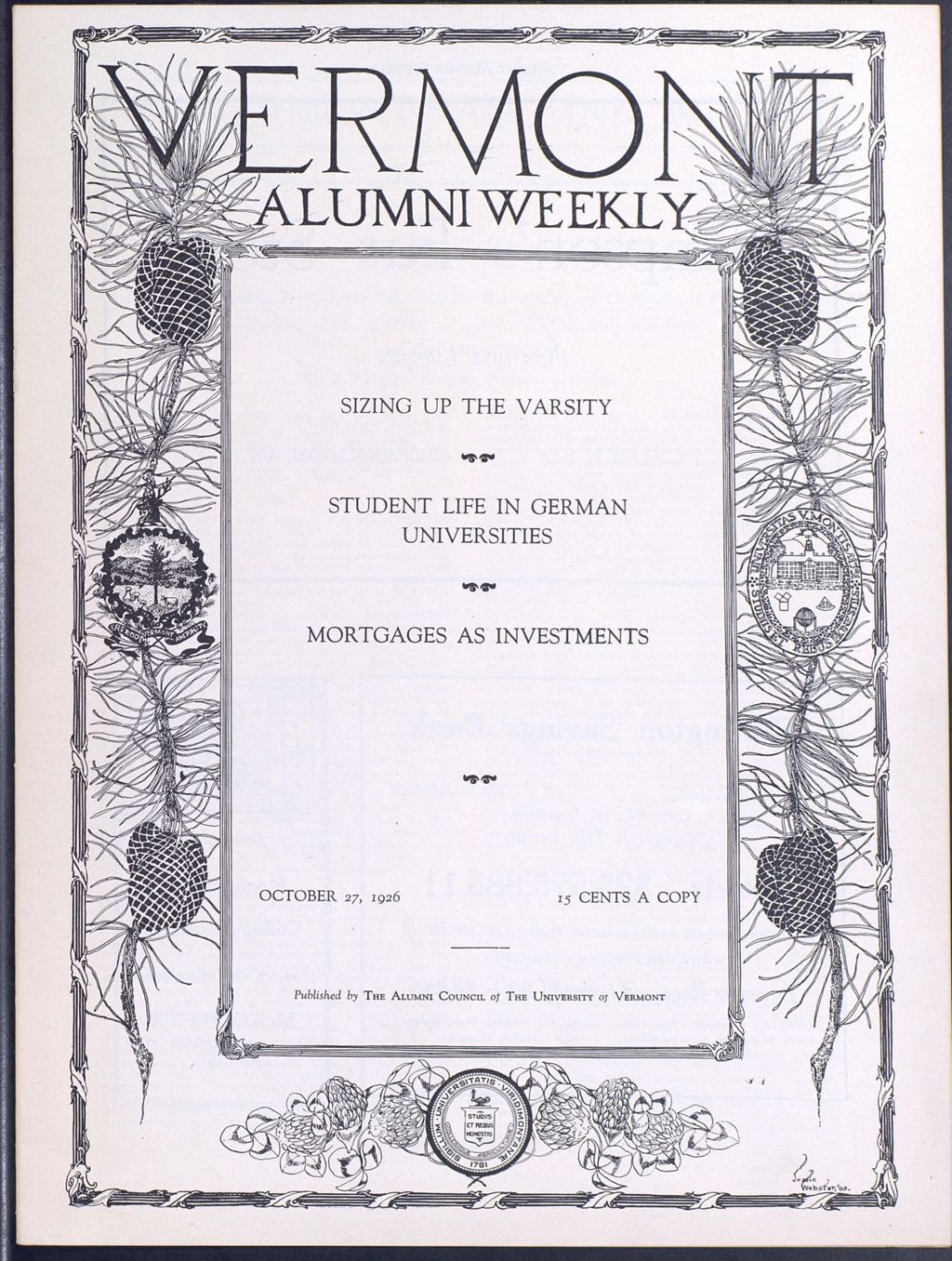 Miniature of Vermont Alumni Weekly vol. 06 no. 04