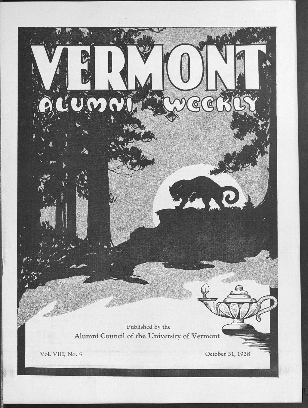 Miniature of Vermont Alumni Weekly vol. 08 no. 05