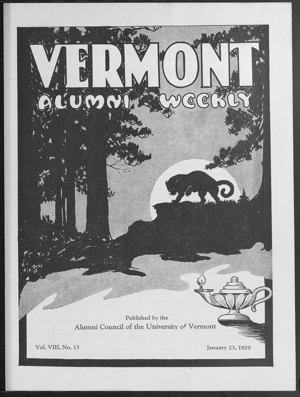 Miniature of Vermont Alumni Weekly vol. 08 no. 13