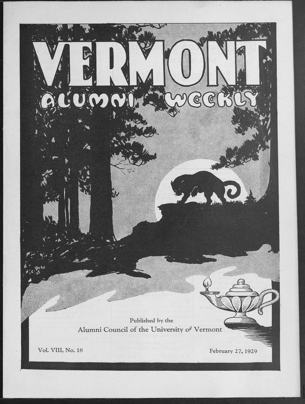 Miniature of Vermont Alumni Weekly vol. 08 no. 18