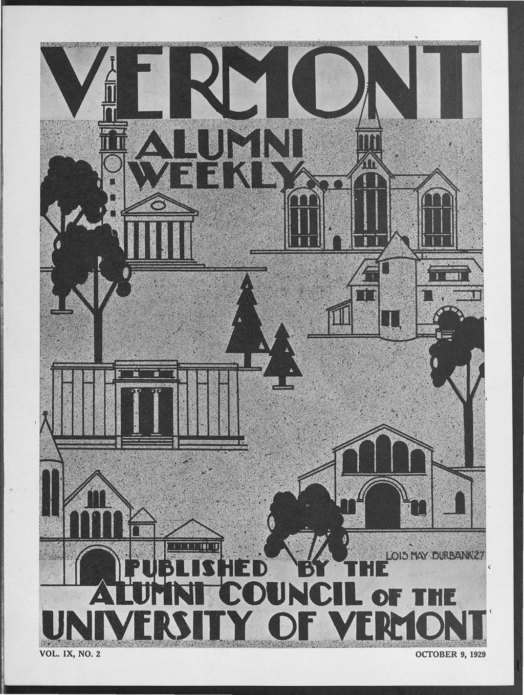 Miniature of Vermont Alumni Weekly vol. 09 no. 02