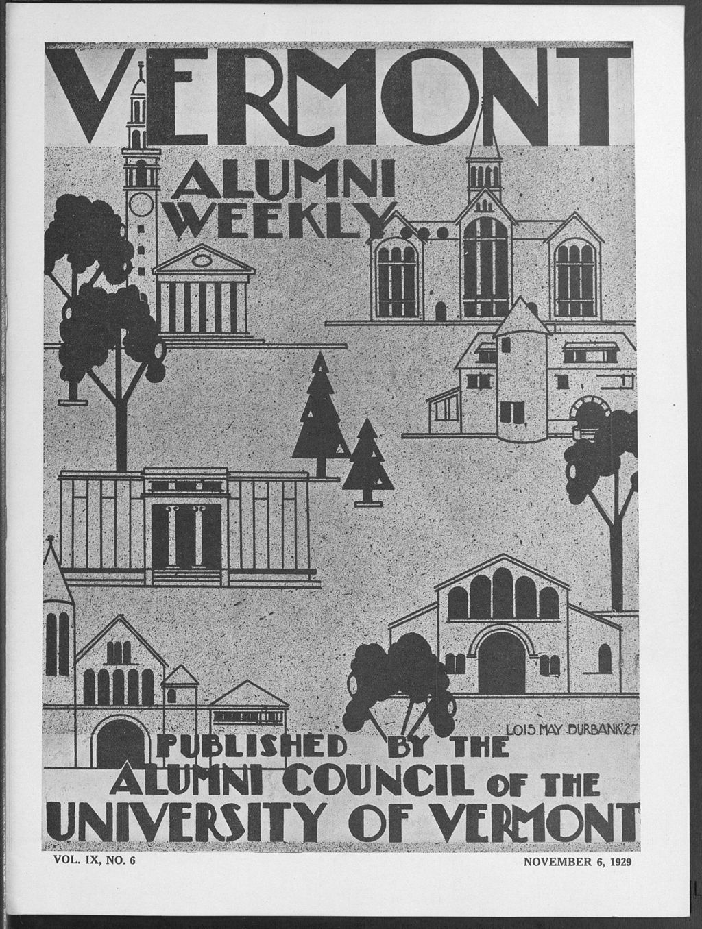 Miniature of Vermont Alumni Weekly vol. 09 no. 06