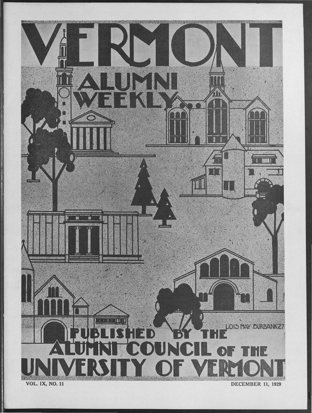 Miniature of Vermont Alumni Weekly vol. 09 no. 11