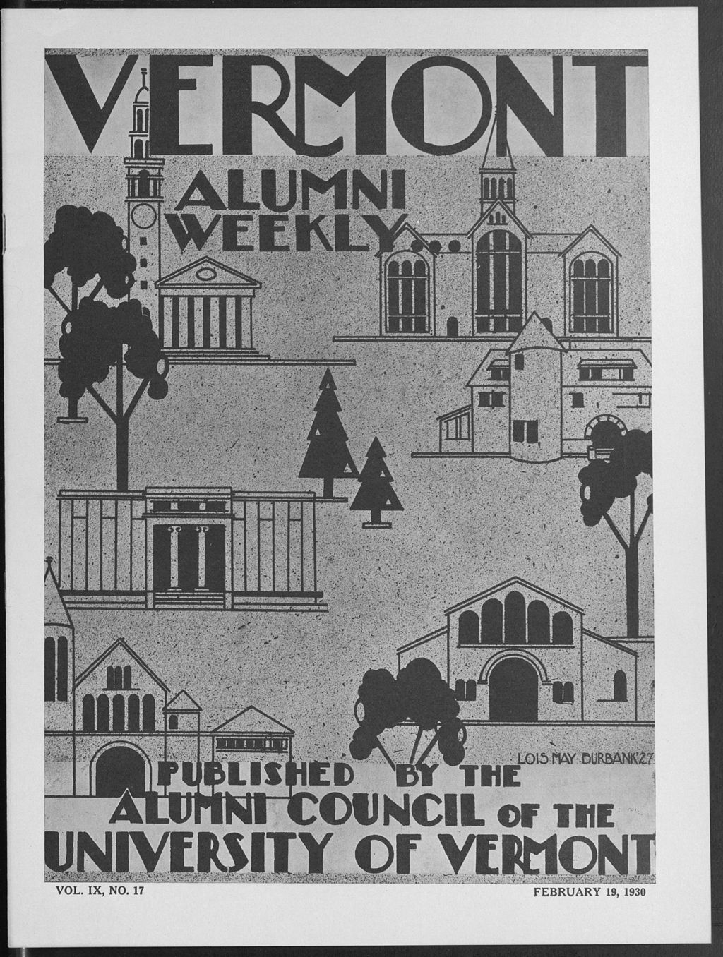 Miniature of Vermont Alumni Weekly vol. 09 no. 17