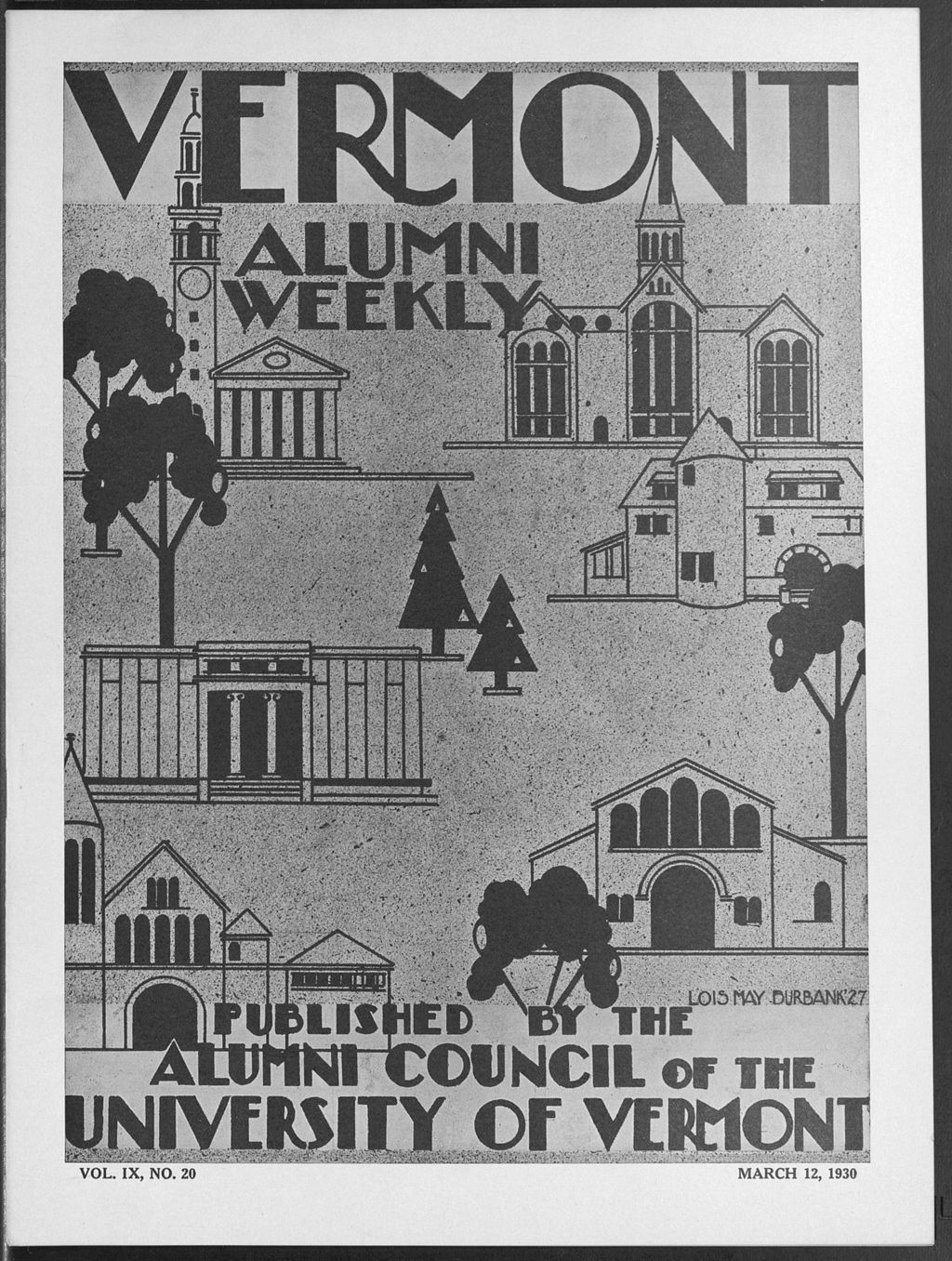 Miniature of Vermont Alumni Weekly vol. 09 no. 20