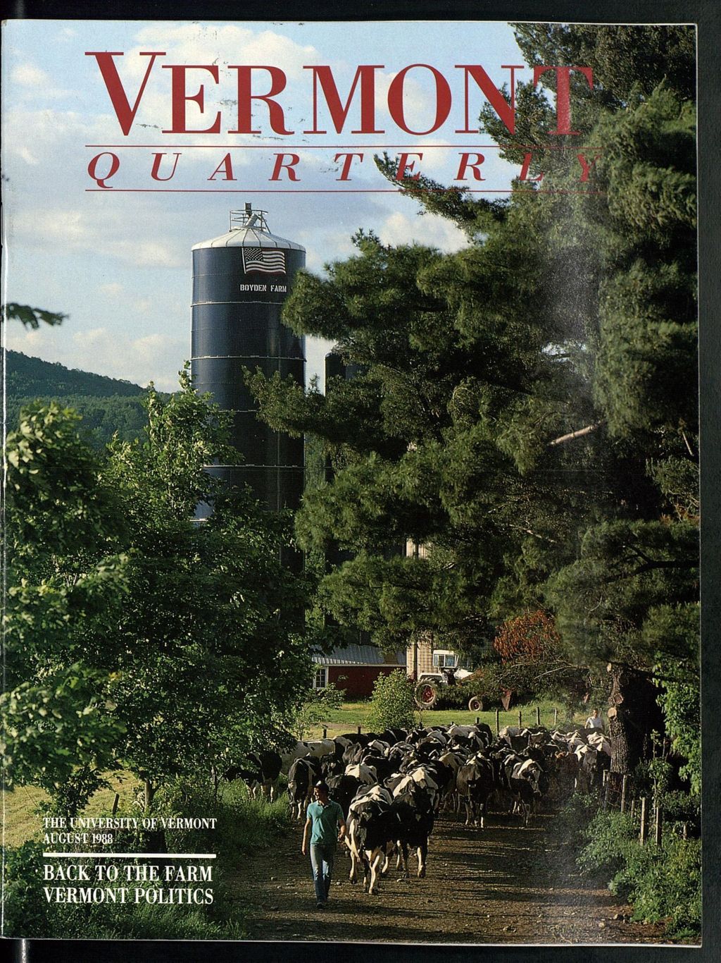 Miniature of Vermont Quarterly 1988 August