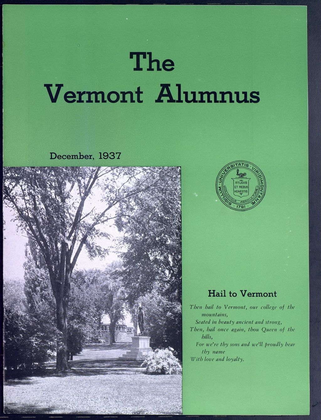 Miniature of Vermont Alumnus vol. 17 no. 03