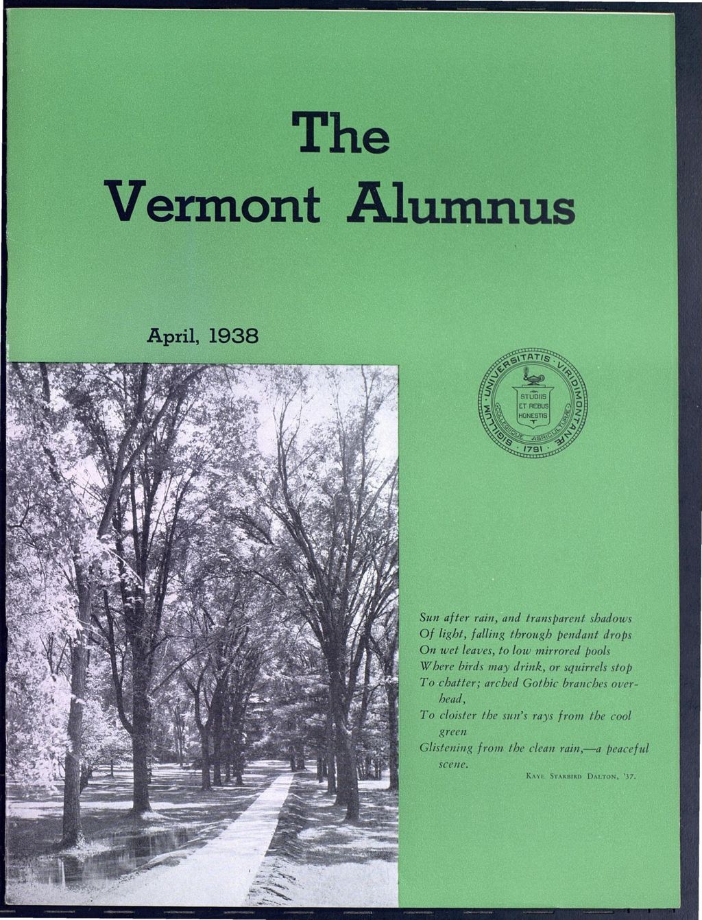 Miniature of Vermont Alumnus vol. 17 no. 07