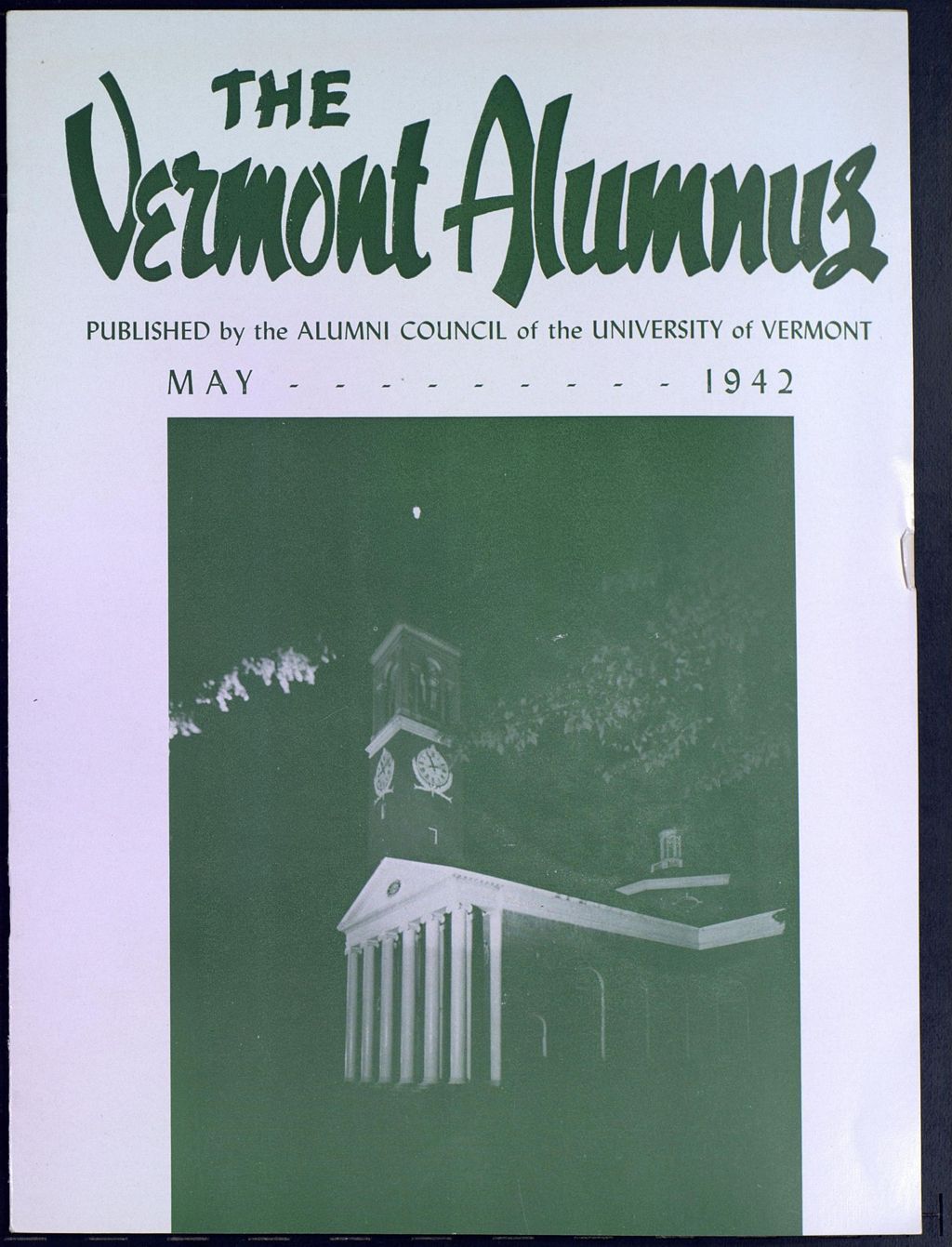 Miniature of Vermont Alumnus vol. 21 no. 08