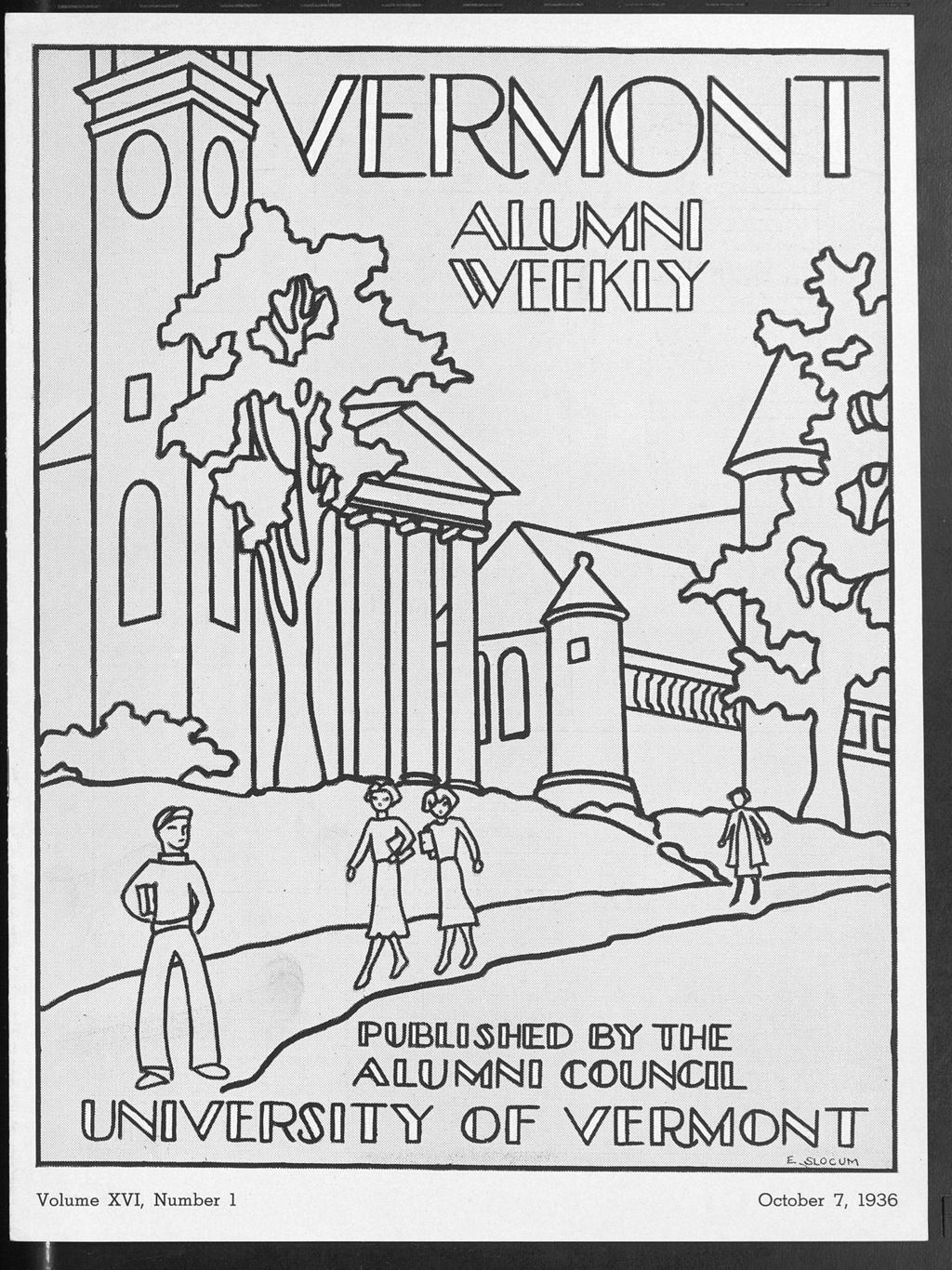 Miniature of Vermont Alumni Weekly vol. 16 no. 01